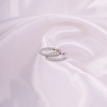 Elariss Oval Huggie Earring