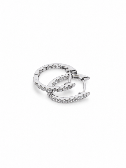 Oval Huggie Earring