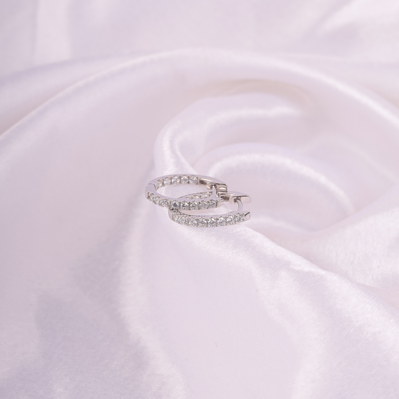 Elariss Oval Huggie Earring