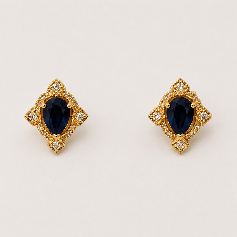 Elariss Sapphire Earring