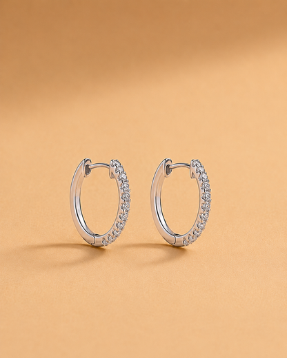 Oval Huggie Earring